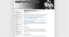 Desktop Screenshot of danuts.com